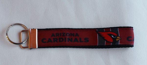 Keychain St. Louis Cardinals Handmade Fabric Wristlet 