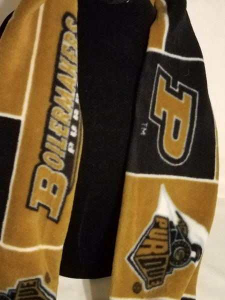 Hand Crafted NCAA Purdue University Boilermakers Fleece Scarf 58 ...