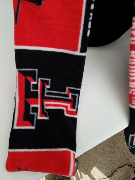 Hand Crafted NCAA University of Louisville Cardinals Fleece Scarf 58 long