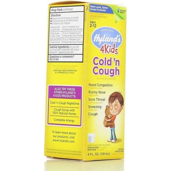 Cold N Cough Hylands 4 Kids 4 Fl Ou