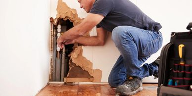 Staten Island drywall water damage repair Walls and ceilings