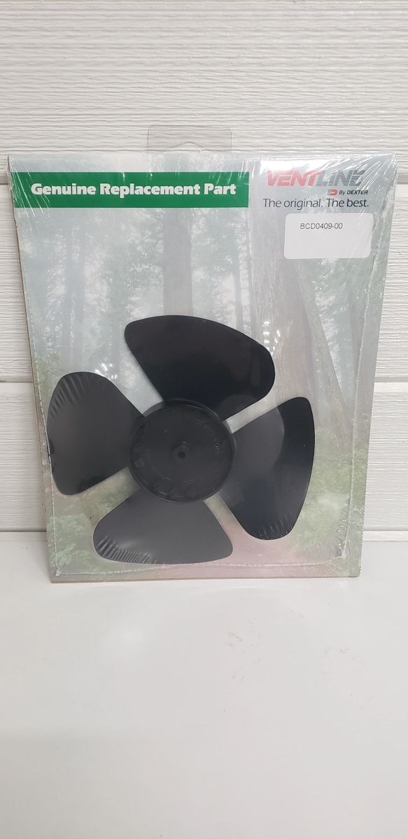 Ventline Range Hood Fan Blade 67/8" BLK 4 Blade BCD040900