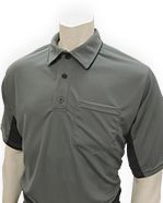 Smitty Major League Style Umpire Shirt - Performance Mesh Fabric (Black, Large)