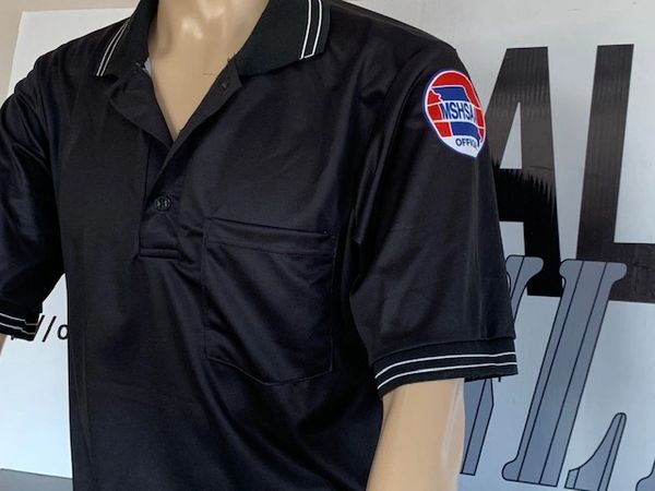 SMITTYBBS-310Major League Short Sleeve Self Collared Umpire Shirt Baseball 
