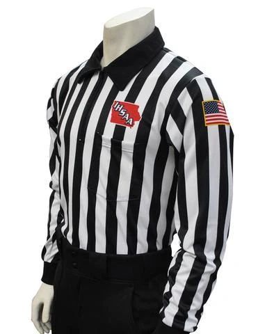 Smitty Dye Sub Iowa Football Foul Weather Long Sleeve 1" Stripe