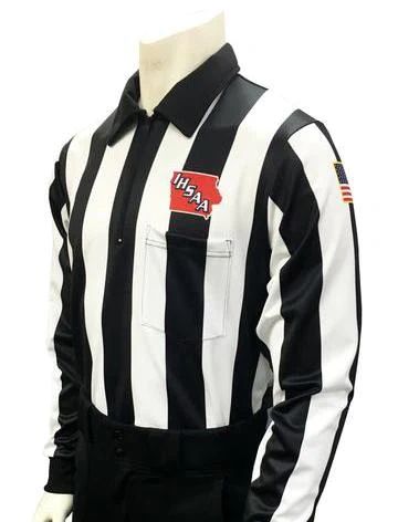 Smitty - Dye Sub Iowa Football Foul Weather Long Sleeve 2.25" Stripe
