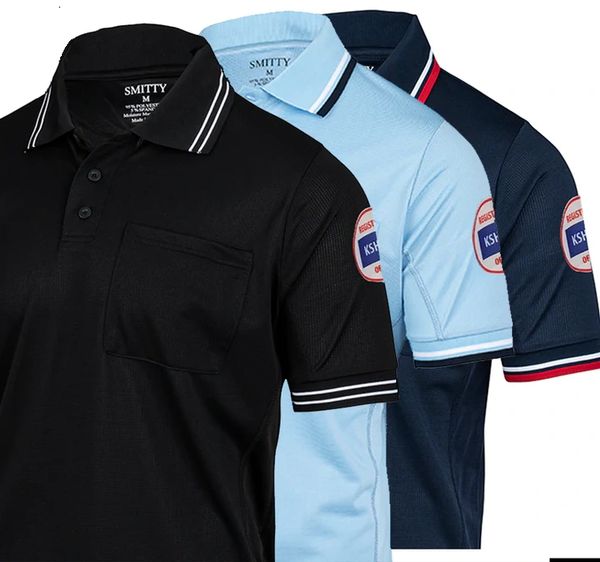 KSHSAA Smitty - Umpire Short Sleeve Ump Shirt Black