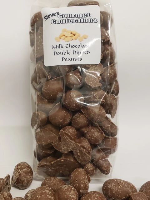 Milk Chocolate Double Dipped Peanuts - 8 OZ - Old Kentucky Chocolates