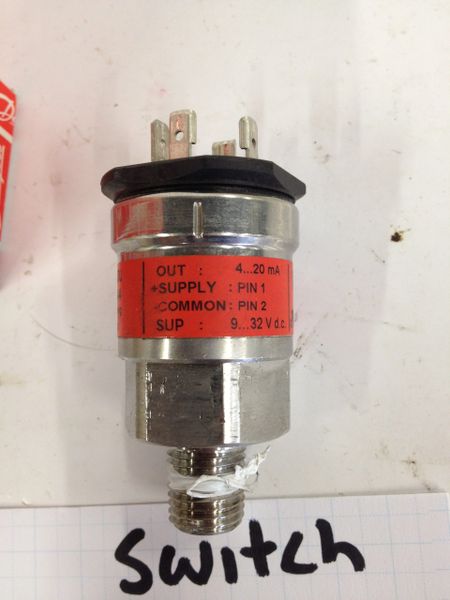 danfoss pressure transmitter mbs 3000 range 0-10 bar out put 4-20