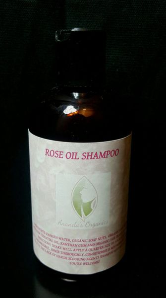 Ananda S Organics Rose Oil Shampoo Essential Earth Organic Salon Store