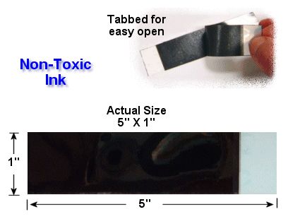 Disposable Ink Strip, Disposable Inked Strip, Fingerprint Ink