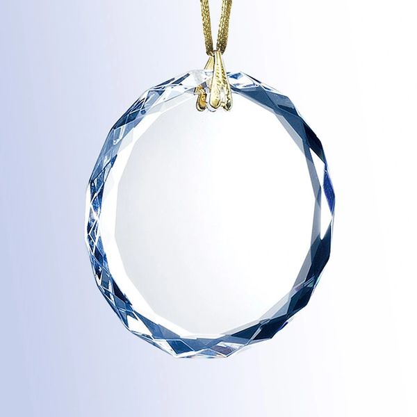 Round Optical Crystal Glass Ornaments