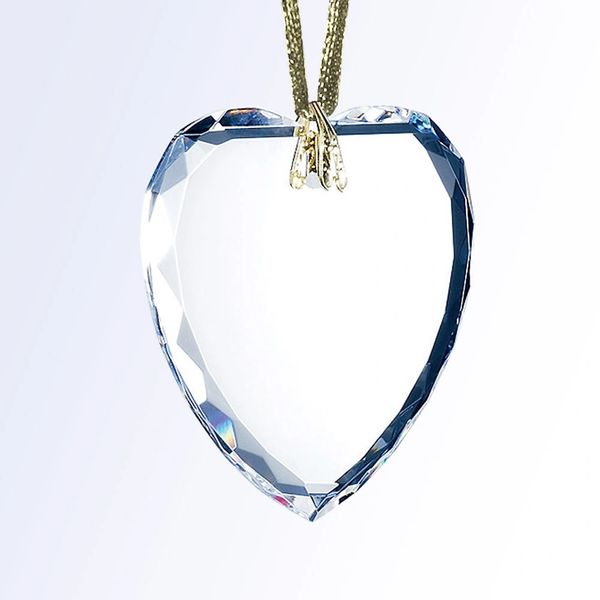 Heart Optical Crystal Glass Ornament