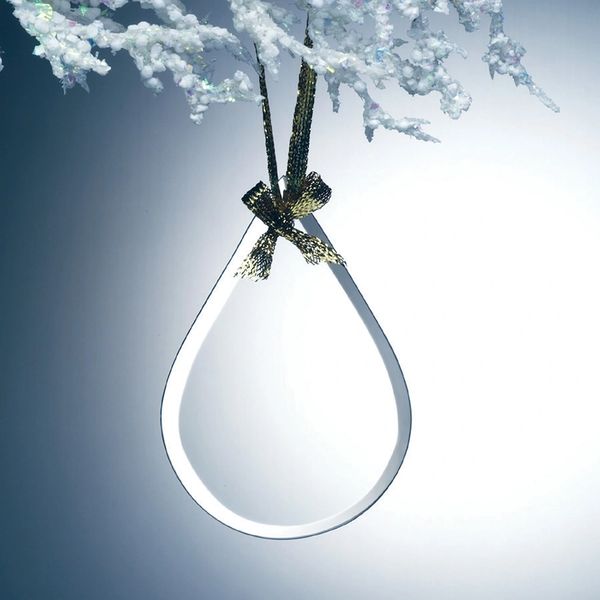 Tear Drop Jade Glass Ornaments