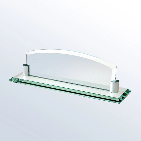 Arch Glass Nameplate