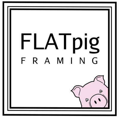 Flatpig framing.  Custom art framing