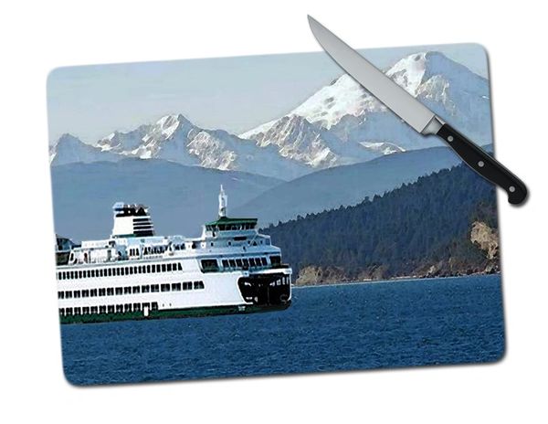 Ferry Large Tempered Glass Cutting Board