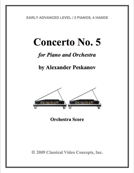 Piano Concerto No. 5 (Orch. Score & Parts)