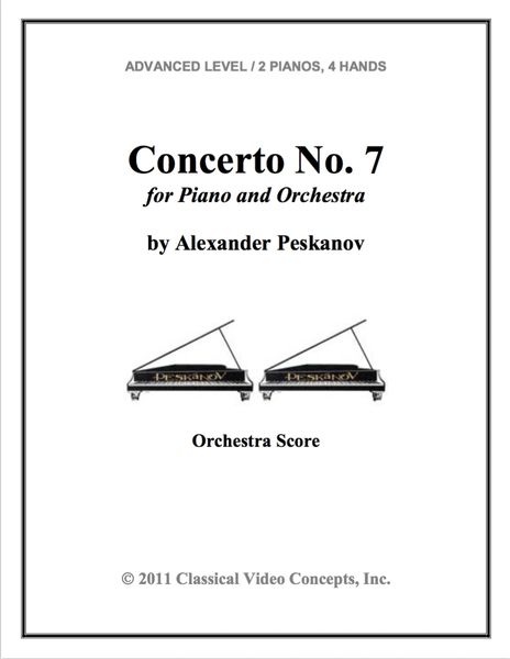 Piano Concerto No. 7 (Orch. Score & Parts)