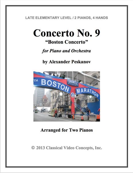 Piano Concerto No. 9 First Edition (Arranged for 2 Pianos)