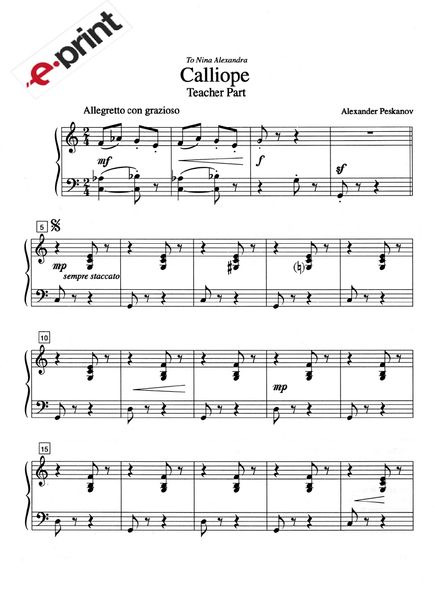 COLACAO Sheet music for Piano (Piano Duo)