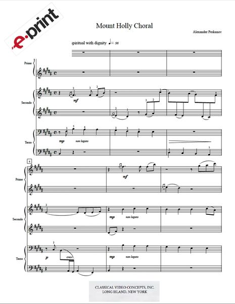 Mount Holly Choral (e-Print)