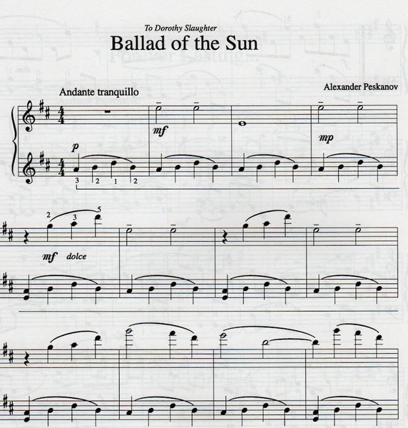 Ballad of the Sun (e-Print)