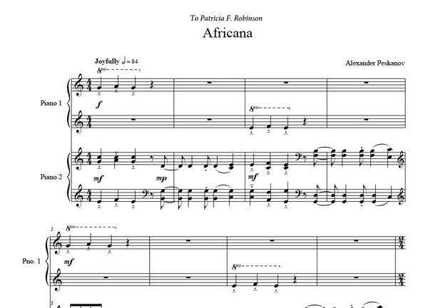 COLACAO Sheet music for Piano (Piano Duo)