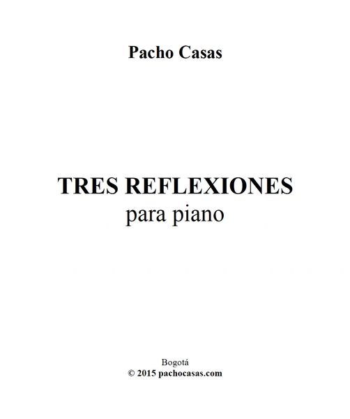 Pacho Casas - Tres Reflexiones (ePrint)