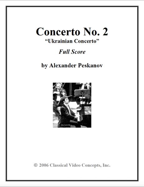 Piano Concerto No. 2 (Orch. Score & Parts)