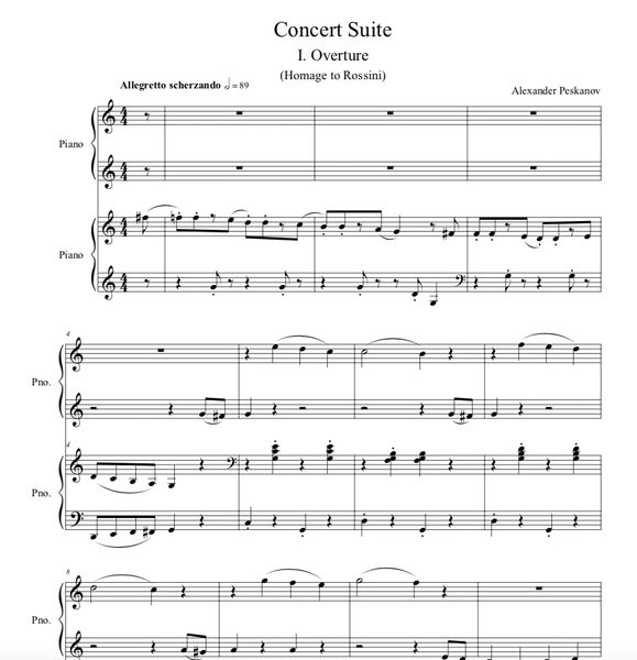 Piano Concerto No. 14 "Concert Suite" (ePrint)