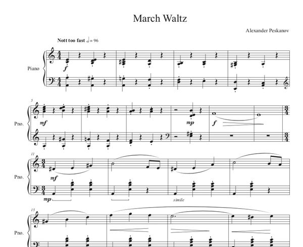 March Waltz (Digital)