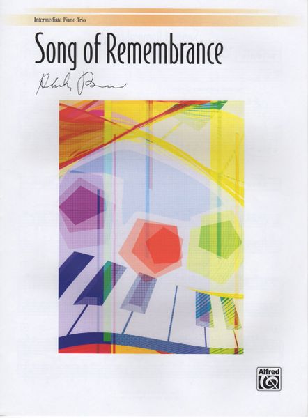 Song of Remembrance: Intermediate Piano Trio (1 Piano, 6 Hands)