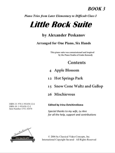 Little Rock Suite Book 3 Digital Nfmc Choice 24 Peskanov Music Store