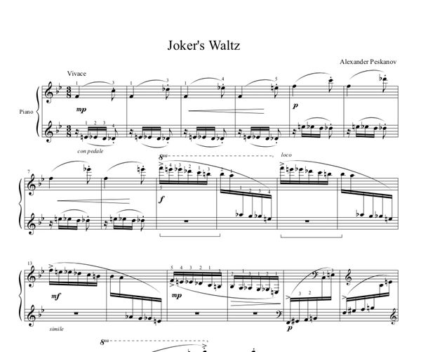 Joker's Waltz (e-Print)