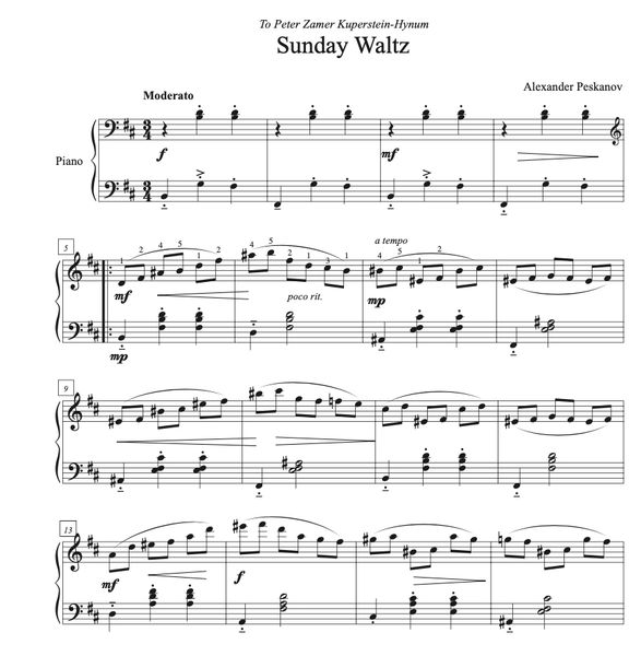 Sunday Waltz (Digital)