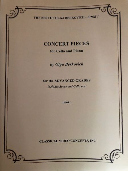 Concert Pieces (Book 1) - Cello and Piano