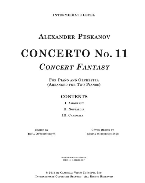 Piano Concerto No. 11 "Concert Fantasy" (Arr. for 2 Pianos-Digital)