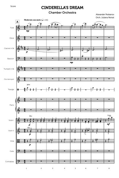 Cinderella's Dream (Piano Solo and Chamber Orchestra - Digital)