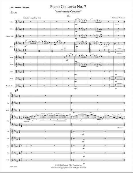 Piano Concerto No. 7 (3rd mvt. only 2nd Edition Score & Parts-Digital)