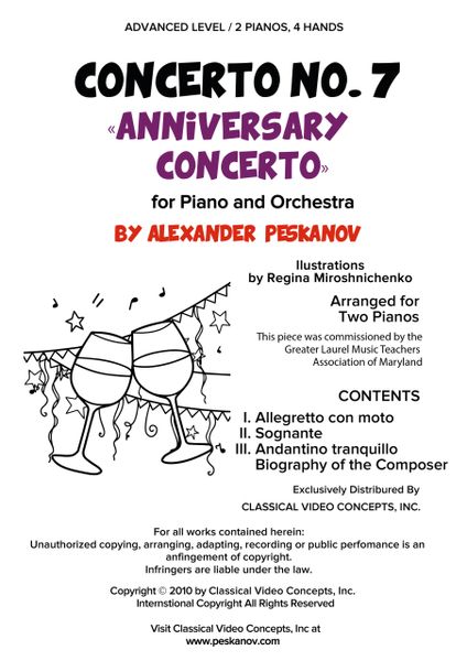 Piano Concerto No. 7 (First Edition - Arranged for 2 Pianos) e-Print