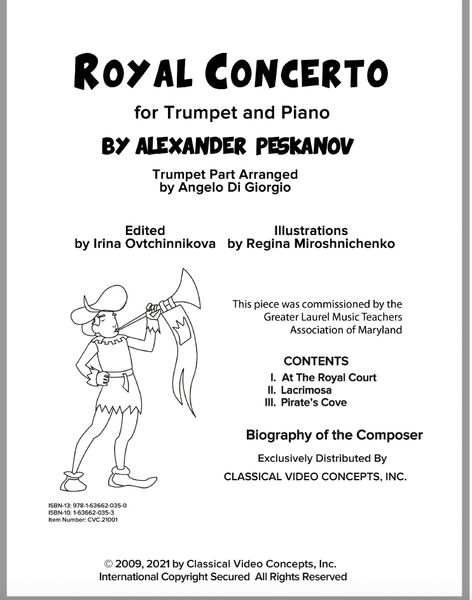 Royal Concerto for Trumpet and Piano (Digital)