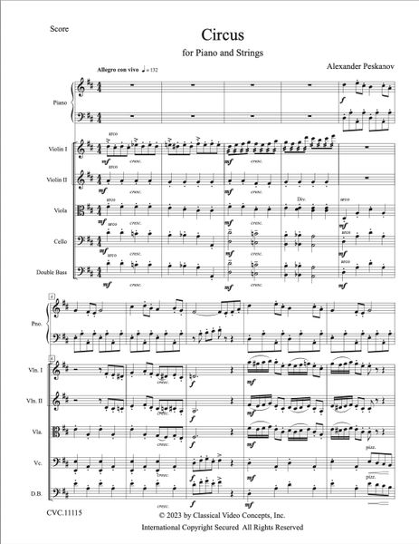 Circus (Orchestra Score and Parts Digital)
