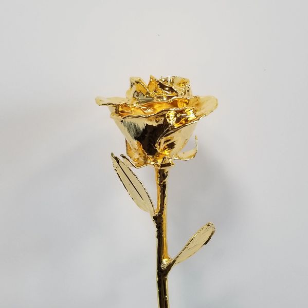 Custom Enchanted Rose - 24K Gold Diamond (April Birthstone) - The Forever  Rose