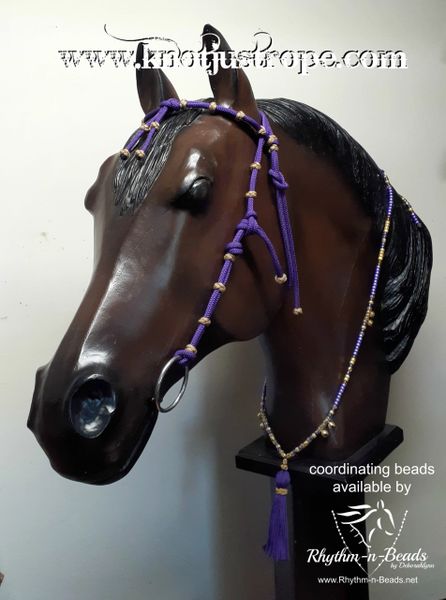 Knotted Rope Headstall Bridle