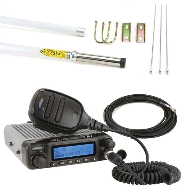 Base Camp Digital M1 Mobile Radio with Fiberglass Antenna Base Kit
