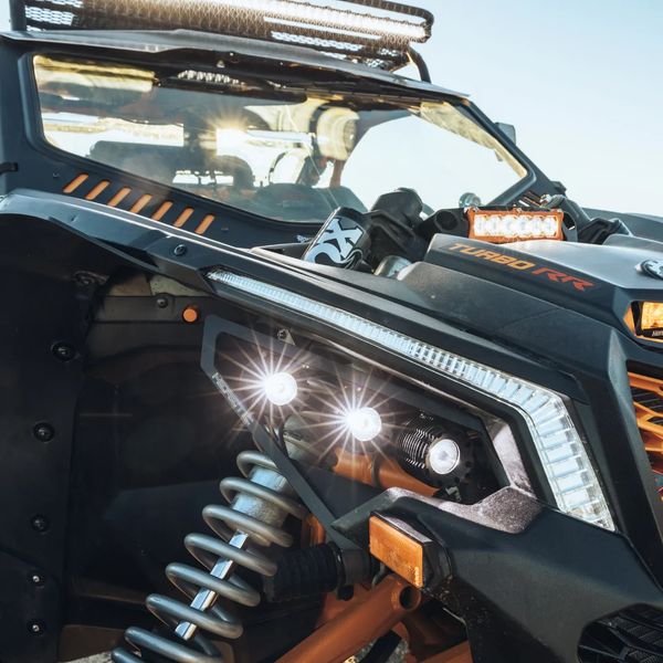 Heretic Studio Can Am Maverick X3 LED Headlights SXS ADDICTS UTV & SXS Performance Parts