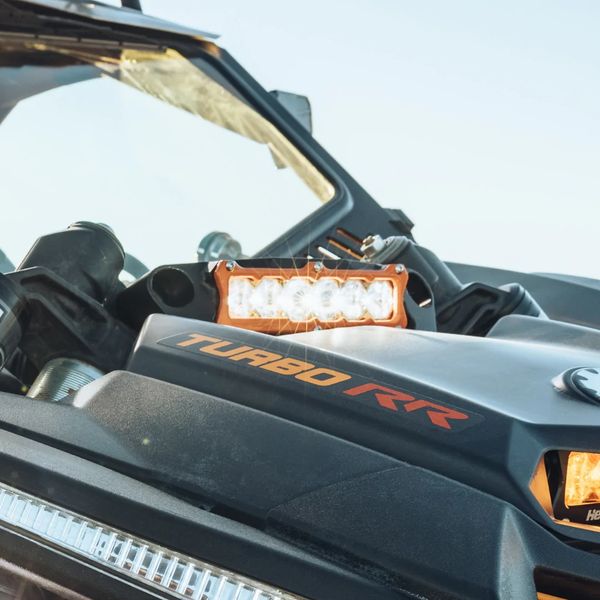 Heretic Studio Can Am Maverick X3 Shock Tower LED Light Bar Mount SXS