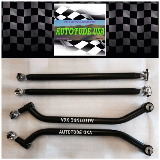 RZR Radius Rod Kit. (Choose from Straight or High clearance) SXS