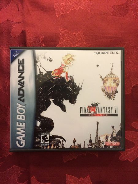 Final Fantasy Vi Advance Gba Game Case Game Case King Custom Game Cases For Nes Snes N64 Gameboy